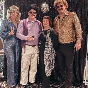 Fashion Nova Blue Sequin Jumpsiut